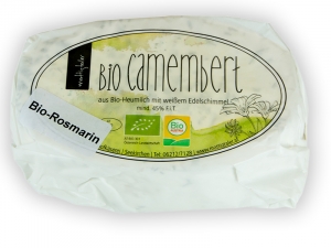 Camembert aus Bio Heumilch mit Rosmarin verfeinert