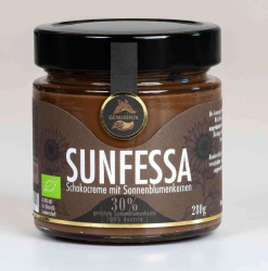 Nougatcreme mit Sonnenblumenkernen